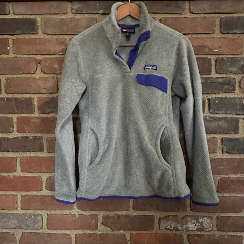 Patagonia Polartec Thermal Pro 1/4 Snap Fleece Pullover -medium -37 Chest -24.5L